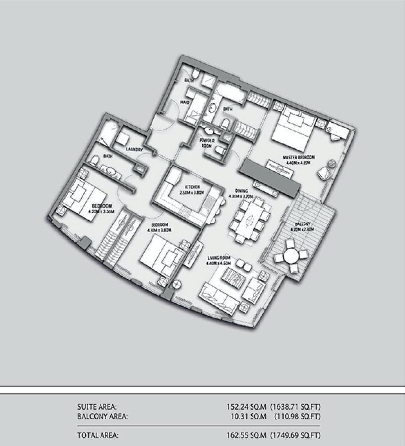 First Class 3Br With Full Burj Khalifa And Fountain View Dubai Exteriör bild