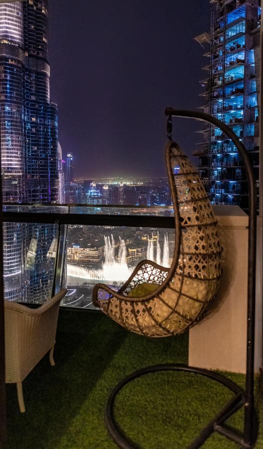 First Class 3Br With Full Burj Khalifa And Fountain View Dubai Exteriör bild