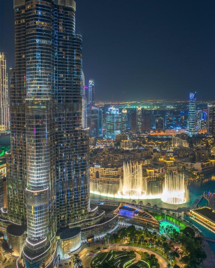 First Class 3Br With Full Burj Khalifa And Fountain View Dubai Exteriör bild