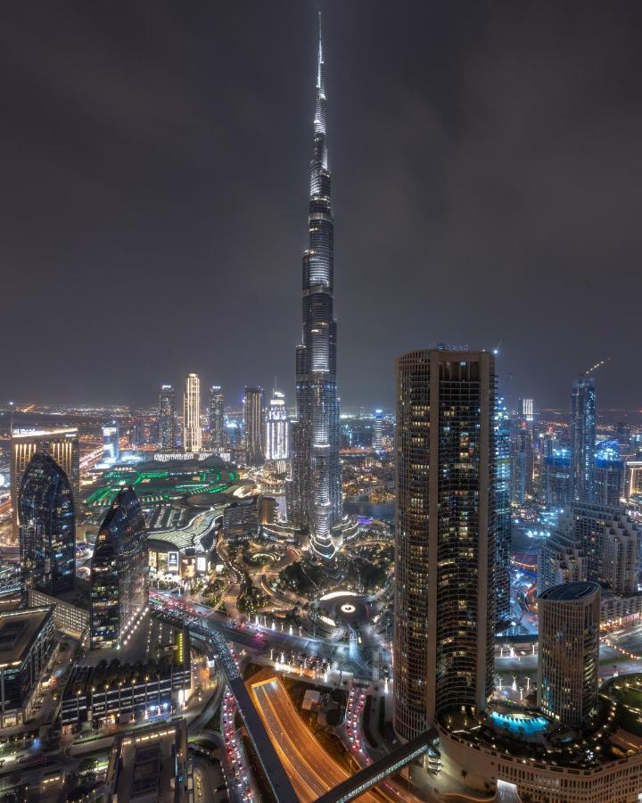 First Class 3Br With Full Burj Khalifa And Fountain View Dubai Exteriör bild