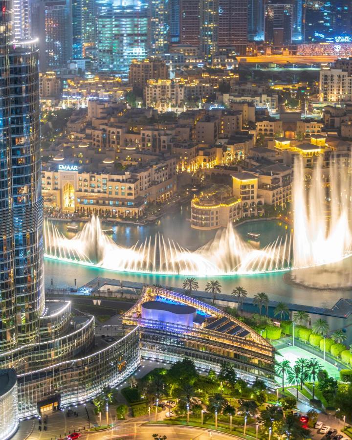 First Class 3Br With Full Burj Khalifa And Fountain View Dubai Exteriör bild