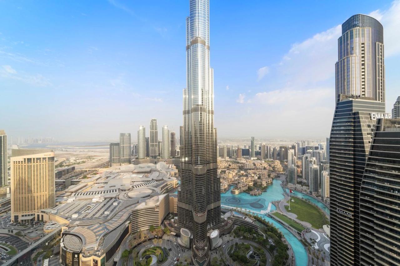 First Class 3Br With Full Burj Khalifa And Fountain View Dubai Exteriör bild
