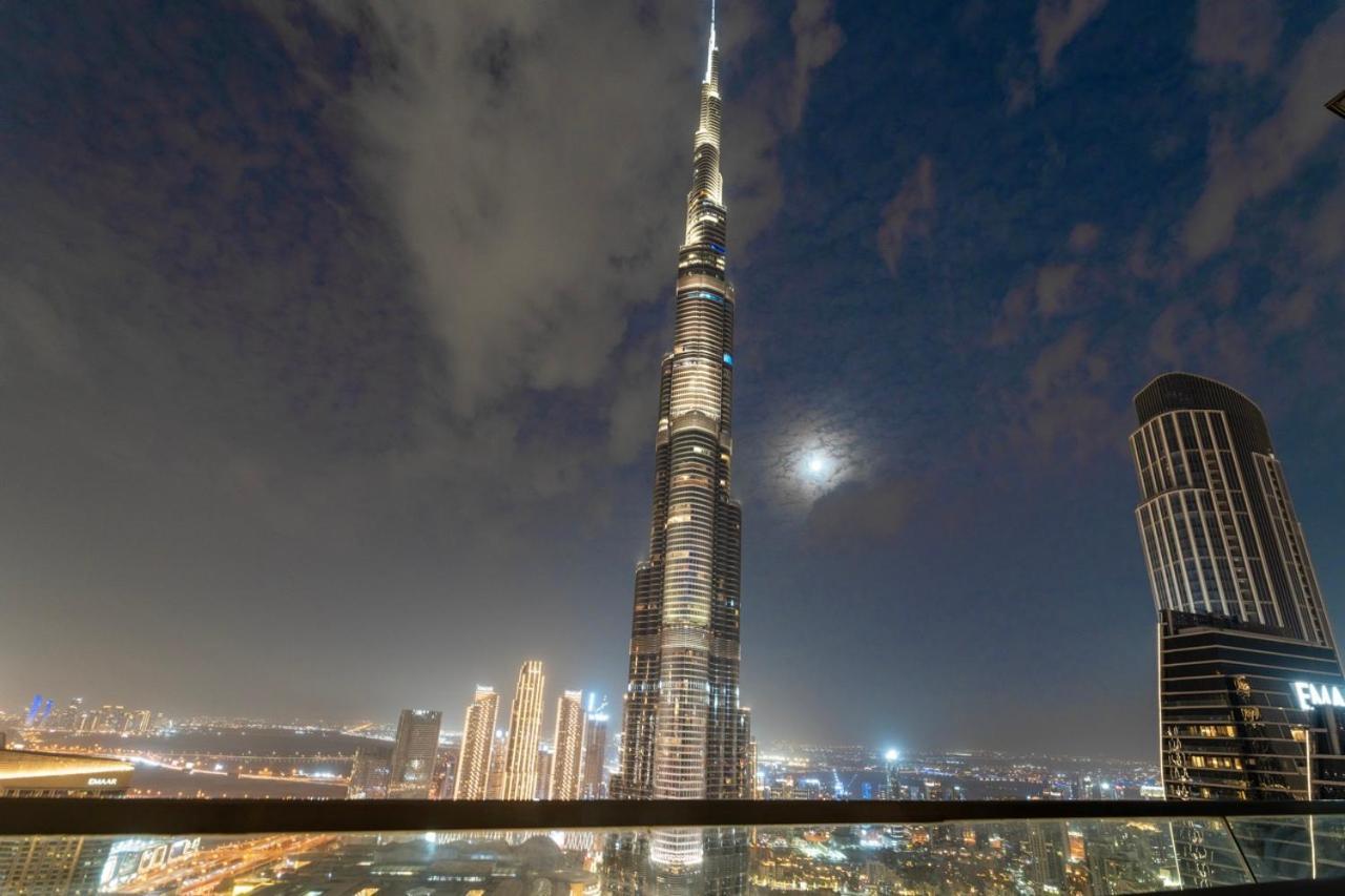 First Class 3Br With Full Burj Khalifa And Fountain View Dubai Exteriör bild