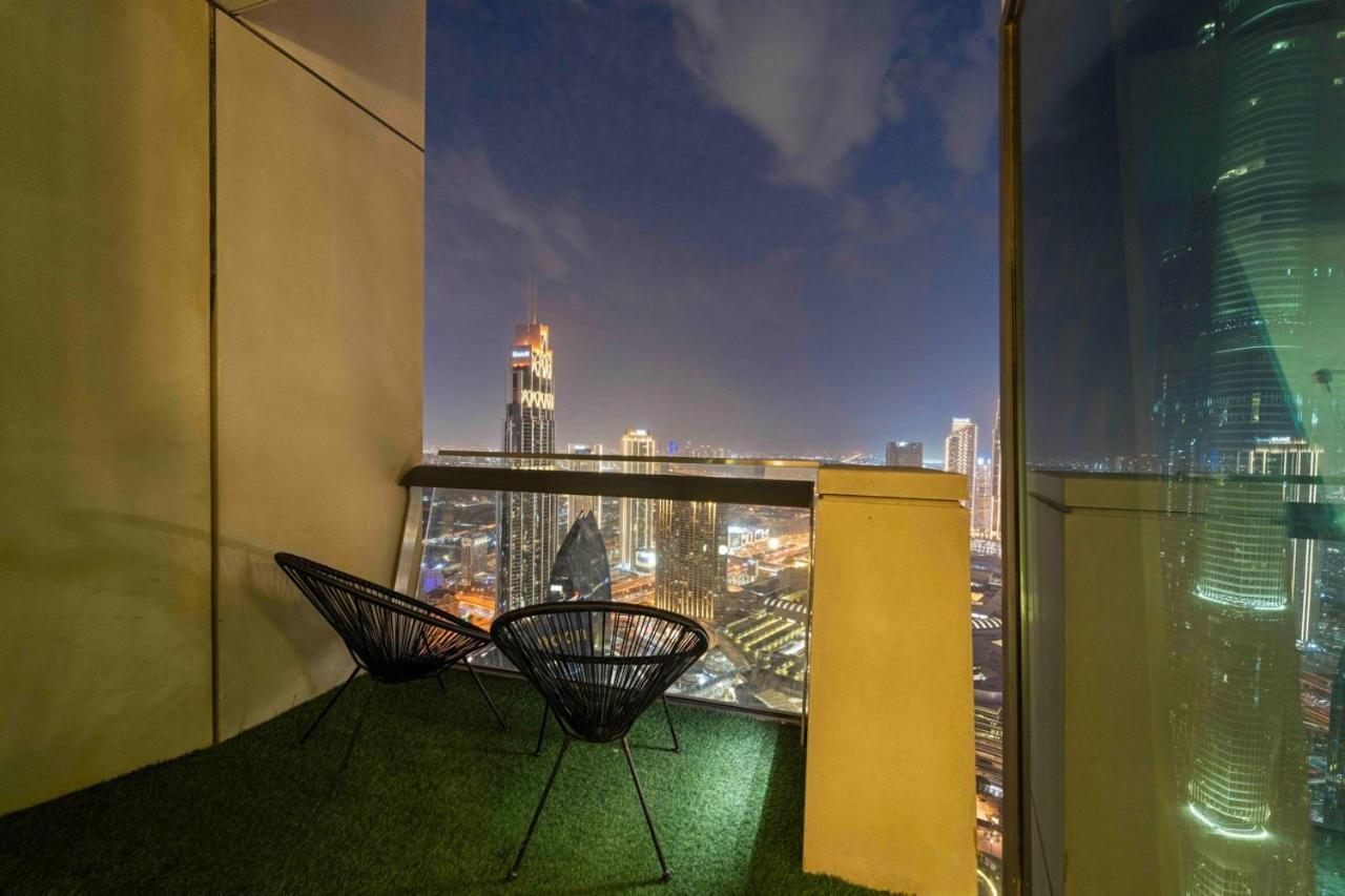 First Class 3Br With Full Burj Khalifa And Fountain View Dubai Exteriör bild