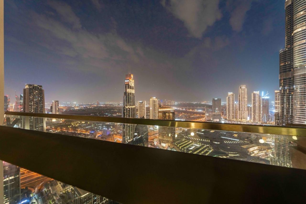 First Class 3Br With Full Burj Khalifa And Fountain View Dubai Exteriör bild